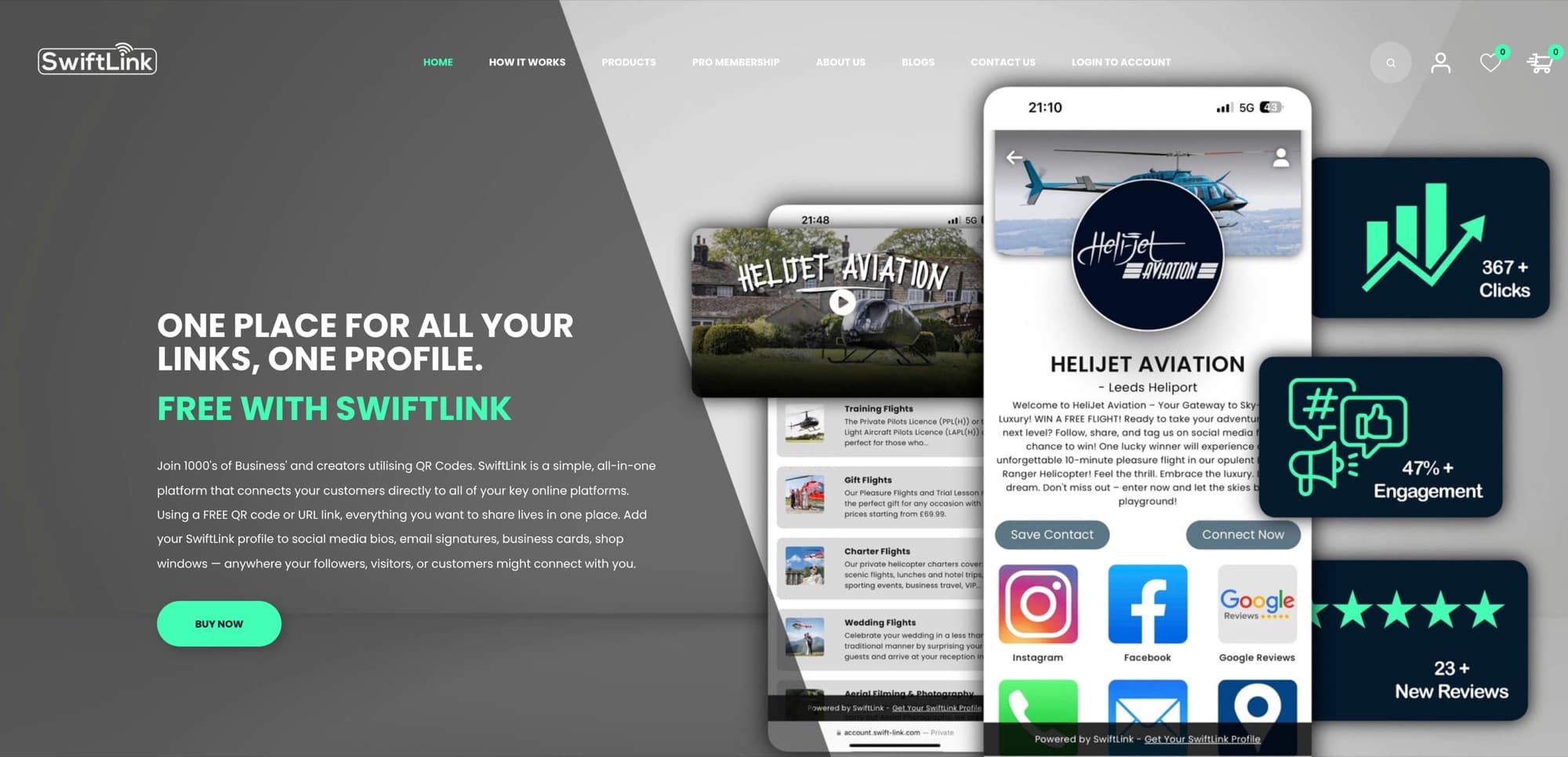 The SwiftLink storefront: one profile for all your links